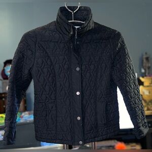 Weathercast Black Quilted Jacket Women’s Size Medium